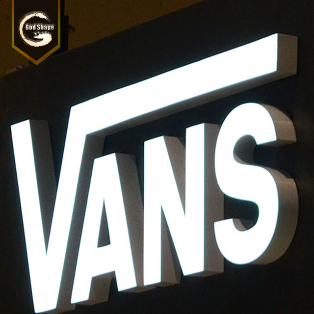 Customized Acrylic Letters Sign illuminated Wall Mounted 3D Laser Cut Frontlit Letter Alphabet Number LED Letters Signs