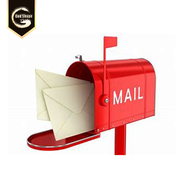 Custom Stainless Steel Free Standing  Anti Theft Metal Letterbox Paper Post Mailbox