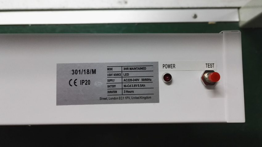 Led rechargeable emergency light 24 hours charging time LED Exit sign