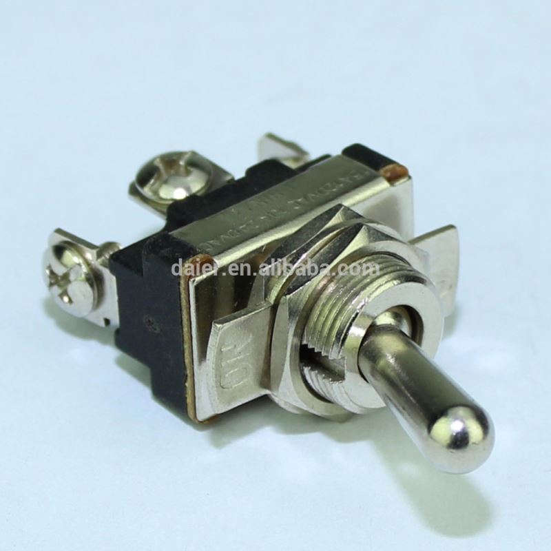 ASW-23-103A 15A 120VDC 12MM SPDT 3 Pin Toggle Switch ON OFF ON