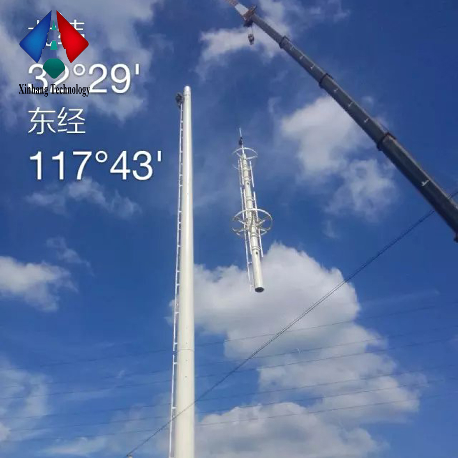 30 Meter Hot-dip Galvanized Communication Steel Tower
