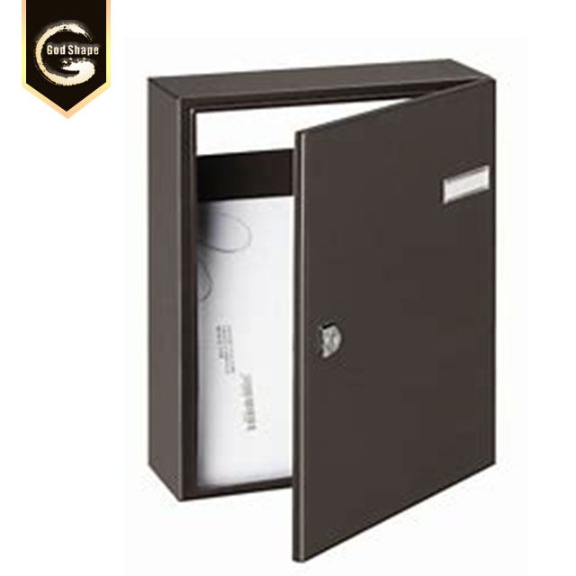 Apartment Metal Outdoor Wall Mounted Stainless Steel Waterproof Safe Letterbox Post Mailbox Lock