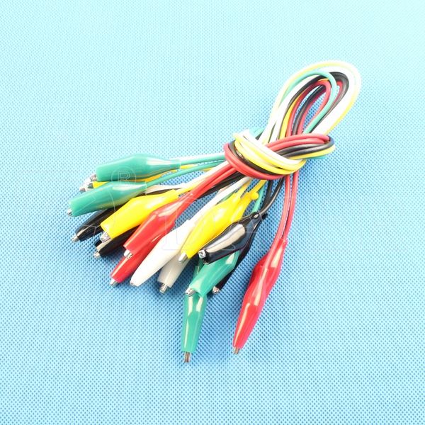 Miniature Crocodile Clips With Test Leads