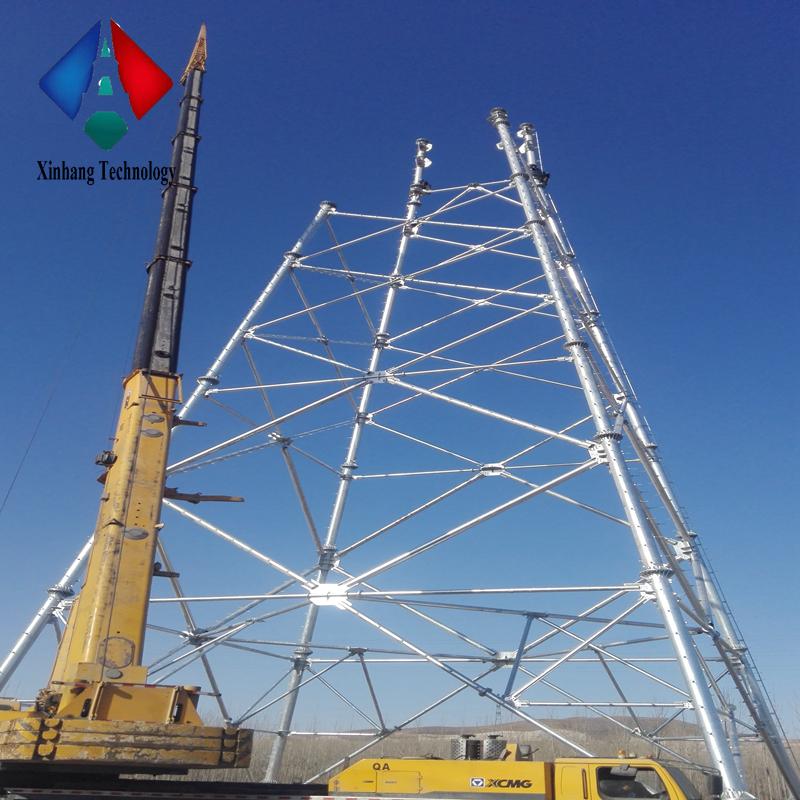 galvanized malaysia high voltage stainless pole for sale power transmission line lattice steel poles