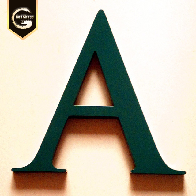 Brushed Metal Stainless Steel Number and Letter Sign