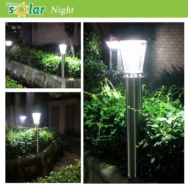 Without any external power waste and modern design led solar powered lamp, garden outdoor solar lights