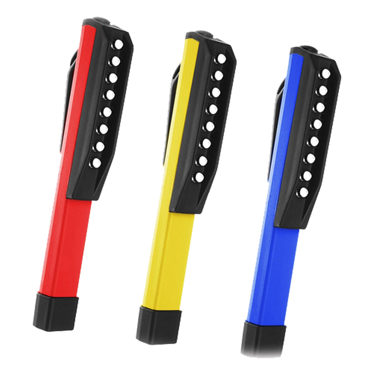 Easy carrying best quality portable waterproof 6 PCS hook magnetic led work light with clip