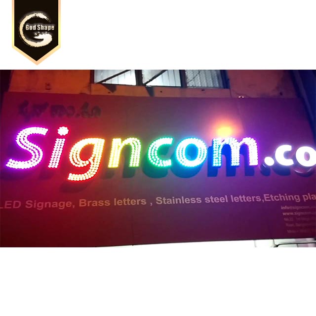 Store Front Bar Advertising Signage Outdoor Channel Epoxy Resin Letters