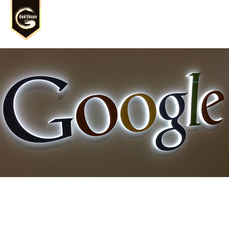 LED backlit  metal channel letter sign 3d letter signage for shop advertising