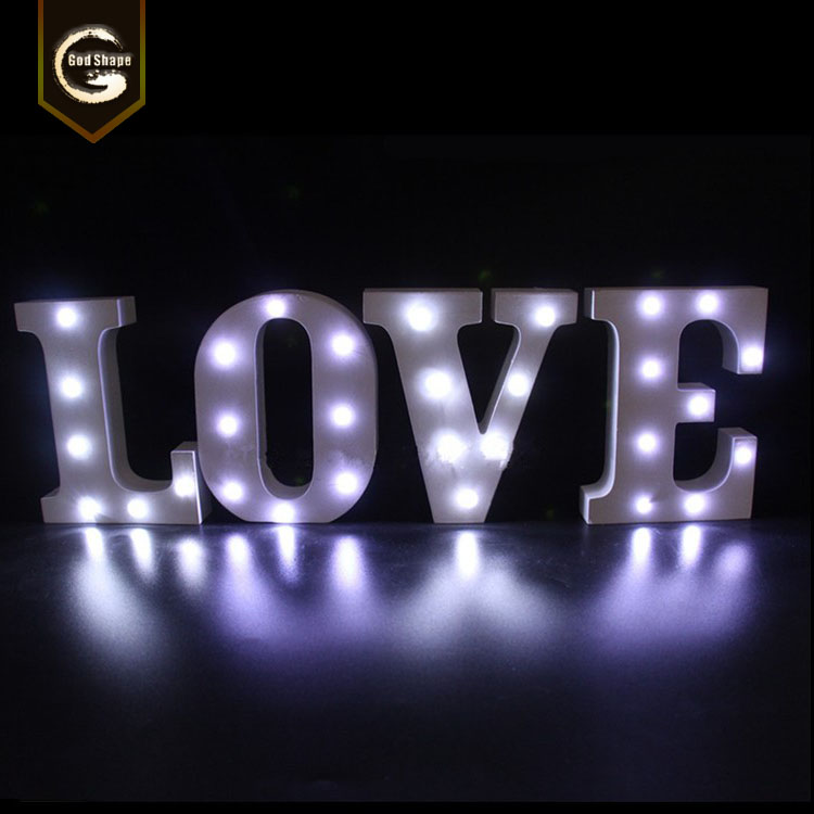 Customized Led Letter Lights Outdoor Advertising Led Free Sign Up Board Letter