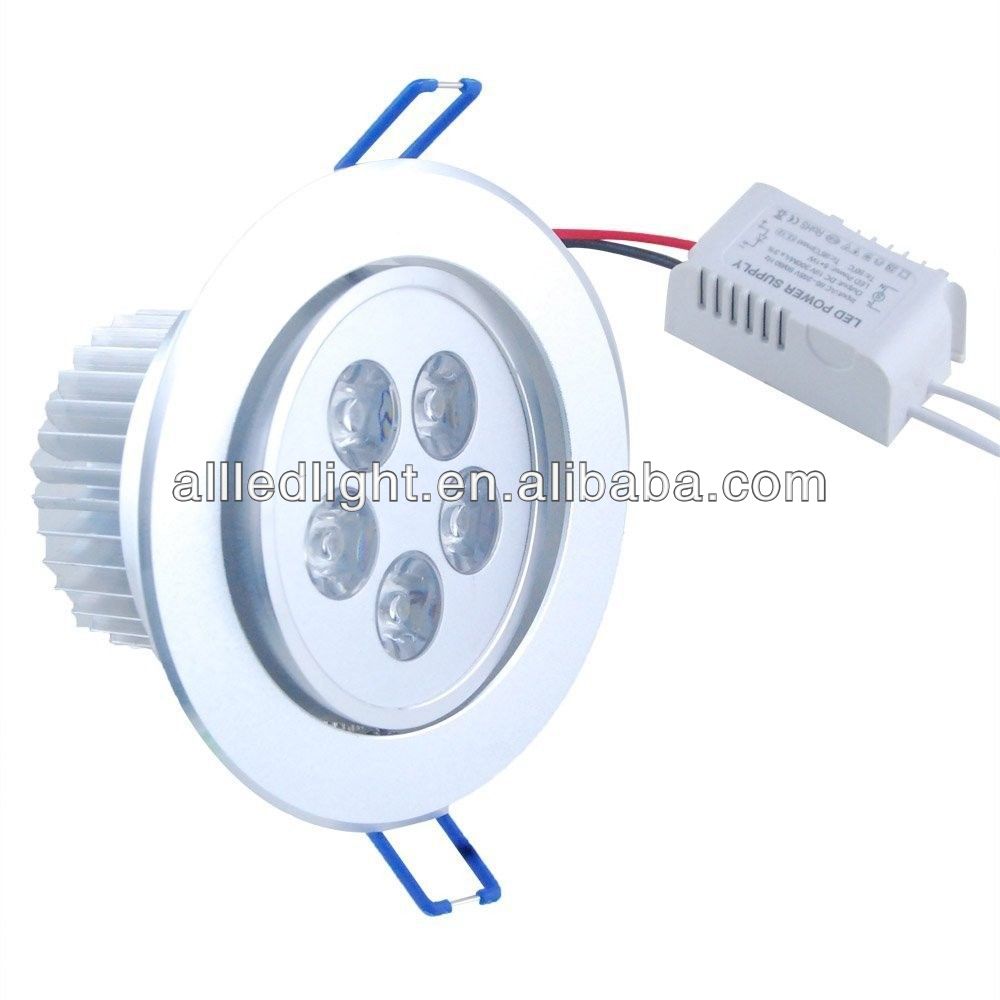5w ultra-thin recessed led ceiling lights