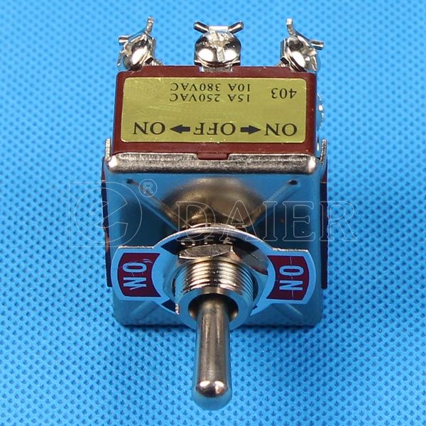 KN3C-403 12MM 15A 250V 4PDT 12Pin 3 Stage Toggle Switch ON OFF ON