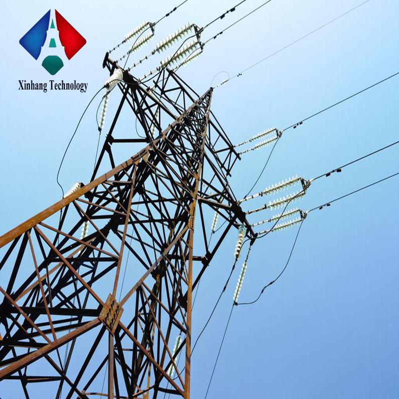 132kv  electric  transmission tower  galvanized pole steel structures