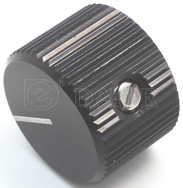 Electric Silver Brushed Aluminum Metal Custom Guitar Bass Knob