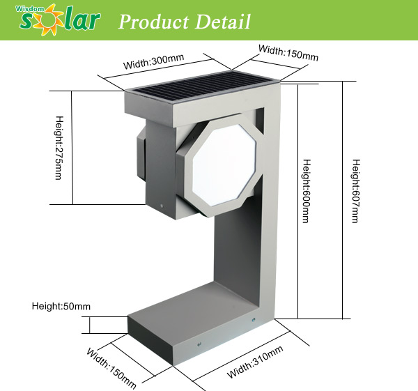 Top quality flexible solar powered led light for garden use outdoor light