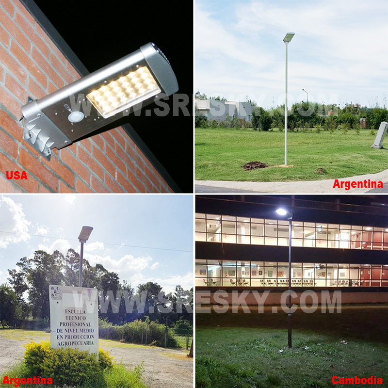 High End Powerful All In One Led Solar Garden Light