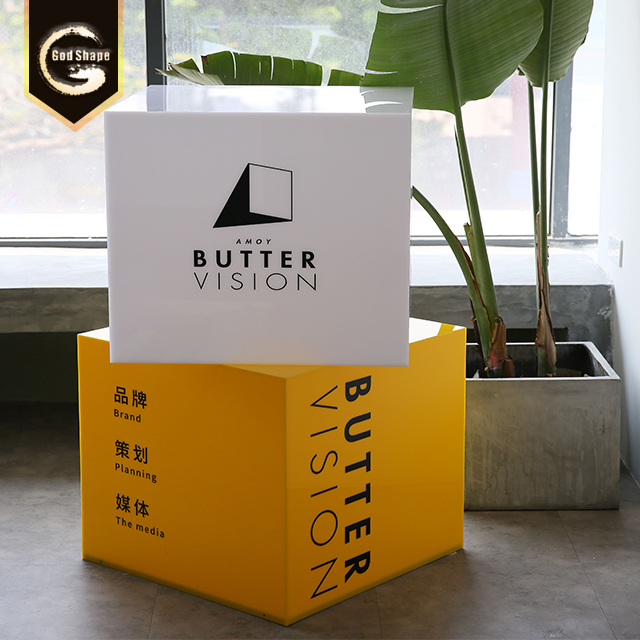 Four Sided Cube Square Rectangle Advertising led Light Box