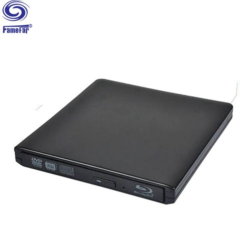 Multifunctional External USB 3.0 Aluminum bluray 9.5mm BD-R BD-ROM DVD CD RW Burner Writer Drive