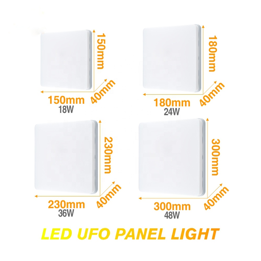 48W Slim Ceiling Energy Saving LED Flat LED Panel Light Square for Simple Installation