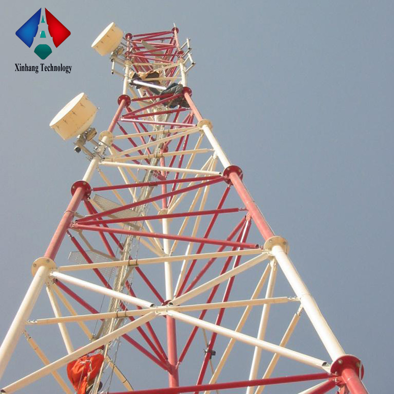 Factory Price 20m Heavy Duty Telecommunication 3 Legged Tubular Steel Tower