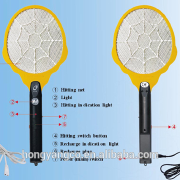 High Quality Cheapest Price Rechargeable Electrical Mosquito Swatter/Mosquito Bat