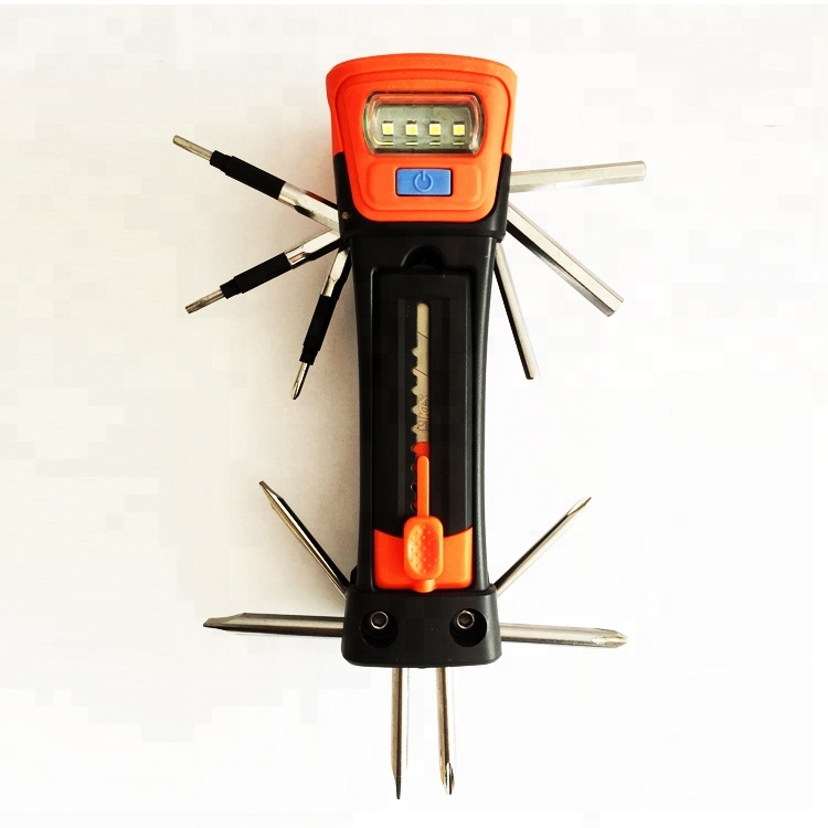 Portable Emergency Multi Function Tool With Flashlight