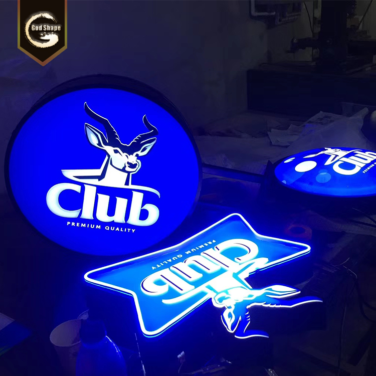 Indoor illuminated hotel signage led sign hotel acrylic room number plaque room sign