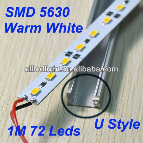 aluminum housing led light bar,5630 smd led rigid strip for window ,store, shope decoration