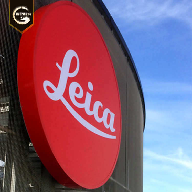 Manufacturer custom outdoor advertising acrylic light box led sign