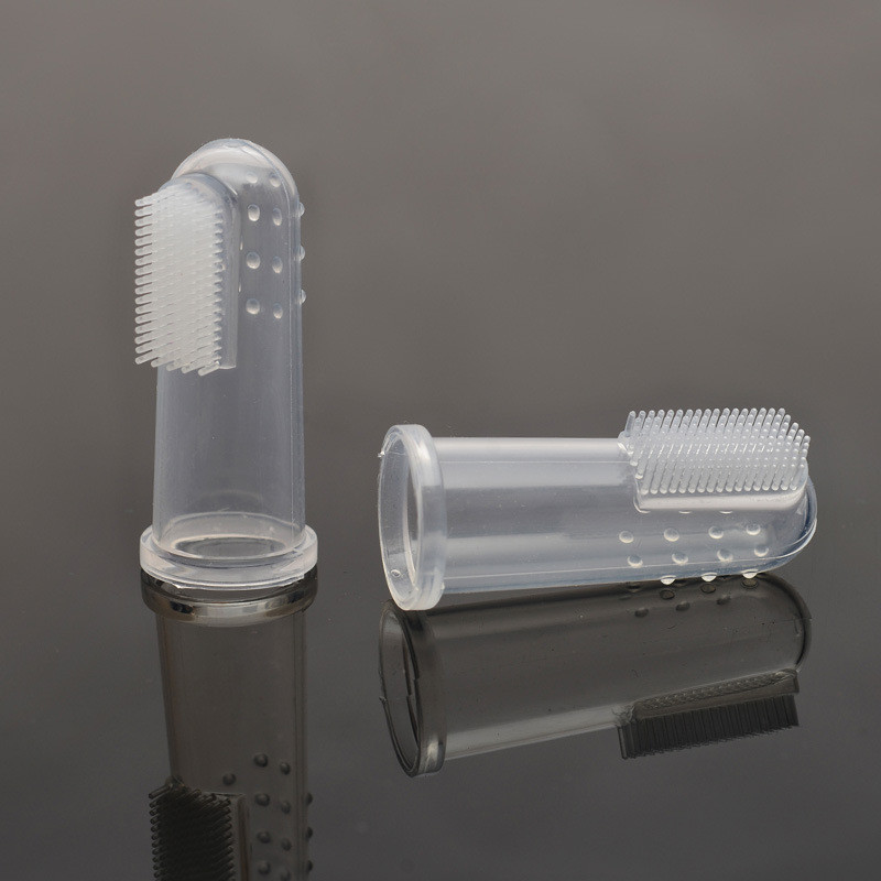 New Rubber Pet Finger Toothbrush Dog Toys Environmental Protection Silicone Glove for Dogs and Cats Clean Teeth Pet Accessories