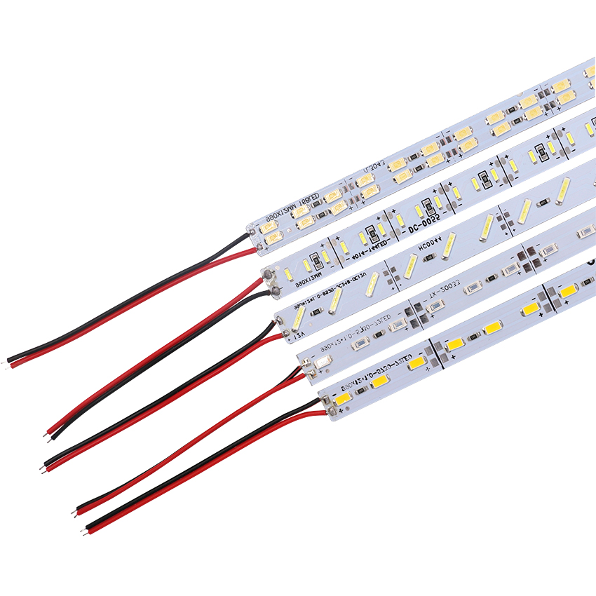 Aluminum SMD4014 24W pure white led rigid bar,aluminum profile led strip bar