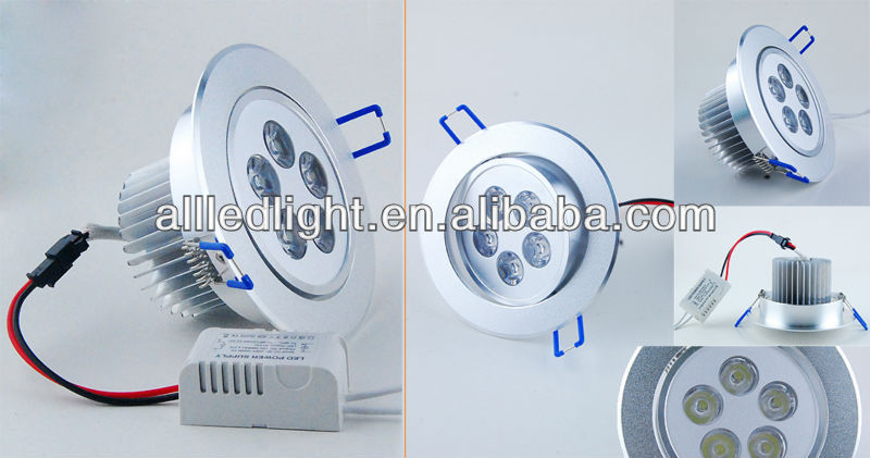 CE approved epistar AC85-265V 5w led ceiling recessed lighting