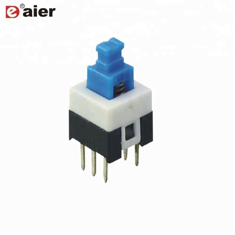 7X7MM ON ON Mini Latching Push Button Switch 6 PIN PCB