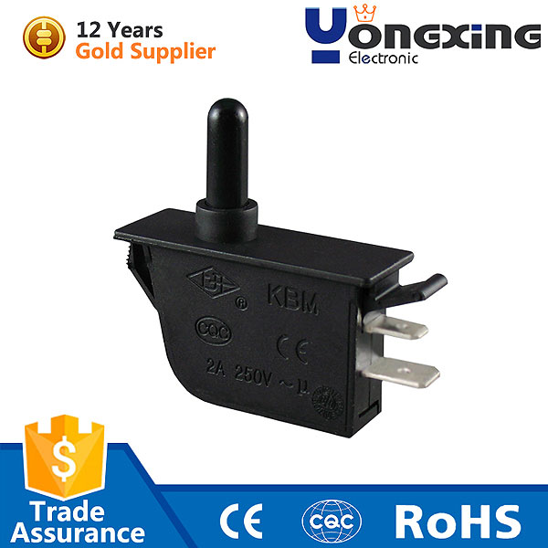 Hot sale IP40 2A 250V AC white Fan shaped refrigerator cabinet door switch