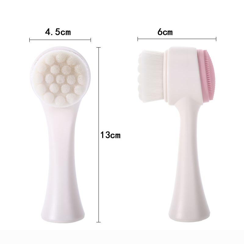2 Side  Face Cleanser Brush facial Skin Cleaner Face Washing Machine Exfoliator Facial Cleaning Brush
