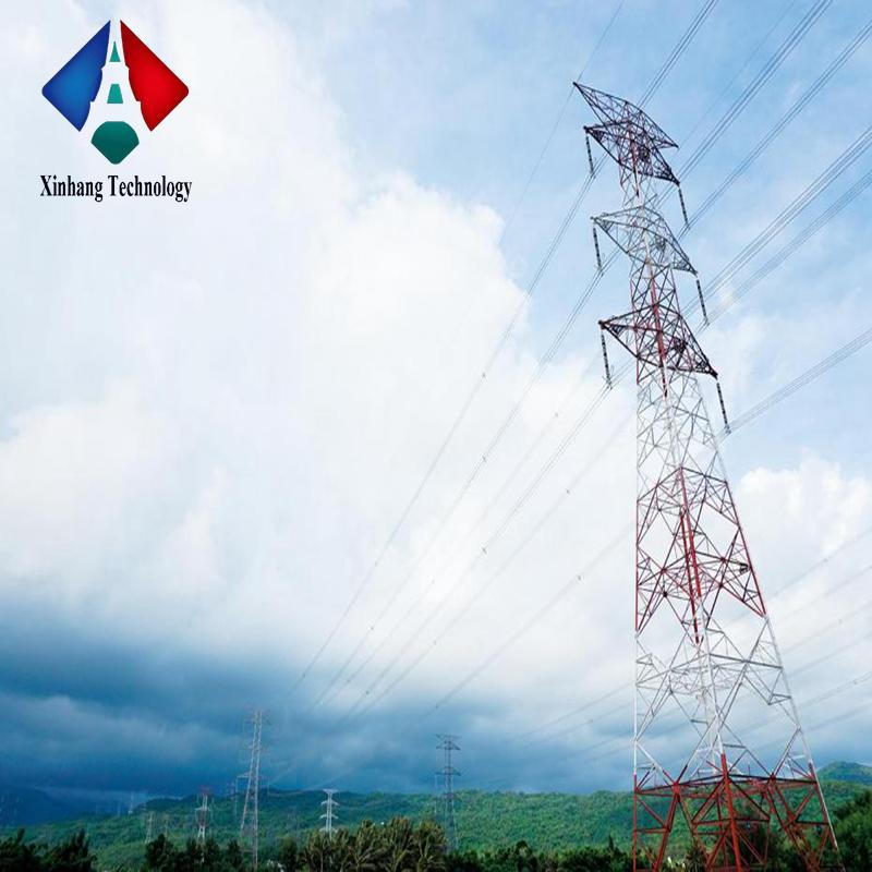110kv 132 kv 220kv 550kv 30 meter monopole high tension telescopic 20ft 30ft 35ft 40ft steel lattice tower