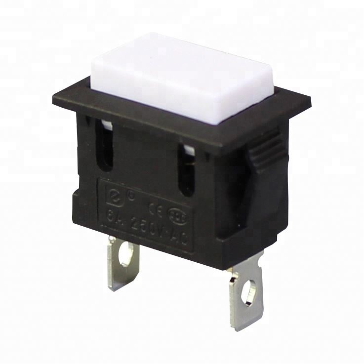 250VAC Momentary NO Square Push Switch Electronic Button