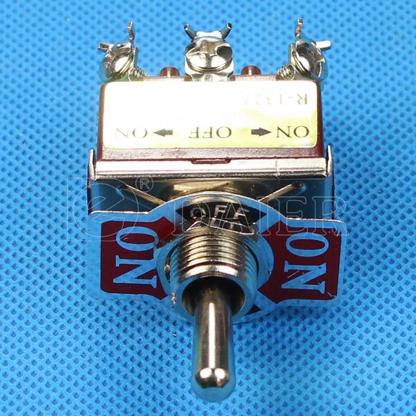 KN3C-203 15A 250V 6 Pin Toggle Switch DPDT ON-OFF-ON Three Way