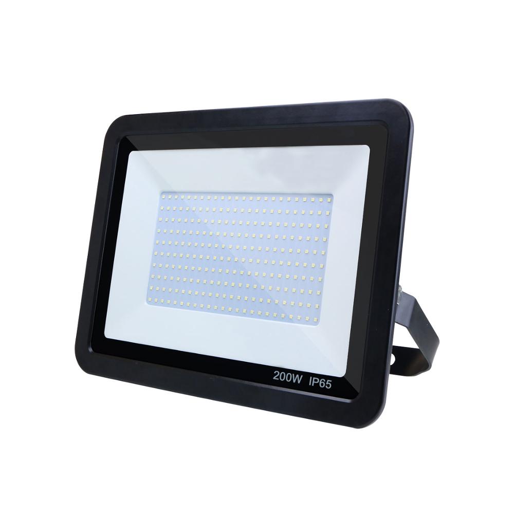 Black 90lm/w Ip65 Aluminium Inductive Infrared Led Flood Light With Microwave Sensor