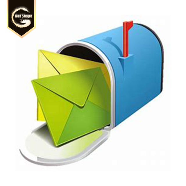 Anti Theft Garden Stainless Steel  Waterproof Free Standing  Metal Letterbox Paper Post Mailbox Lock