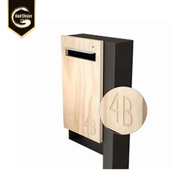 Factory Metal Outdoor Apartment Waterproof Number Carton Letterbox Parcel Mailbox Lock