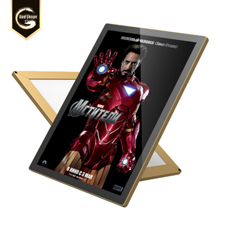 Factory cheap price indoor wall mount led sign magnetic light box signage