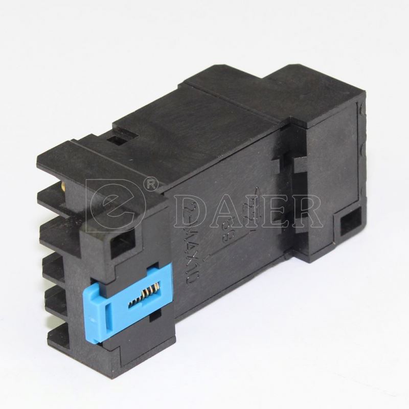 3A Black Color Plastic Material Screw Type HH54P(MY4) Ormon Relay Base Socket