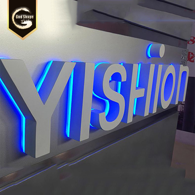 Interior Illuminated Sign 3D Build up Mini Acrylic Led Luminous Letters