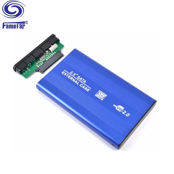 Factory selling USB2.0 SATA case 2.5 3.0 HDD Enclosure