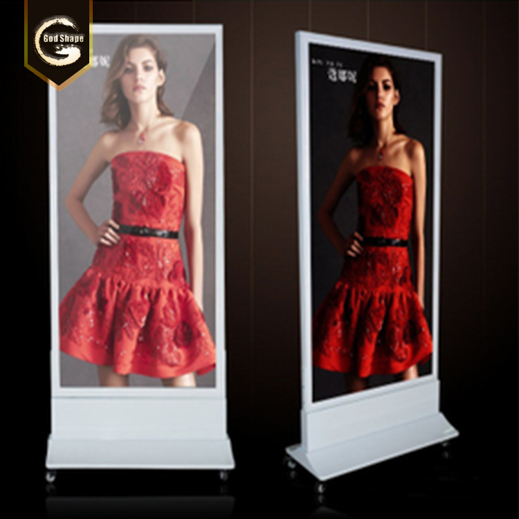 Hot Sale Custom Metal Square Shape LED Acrylic Advertising Light Box