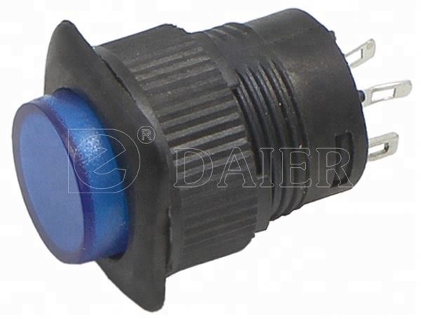 4PIN Soldering Type Illuminated 16MM Push Button Switch Latch