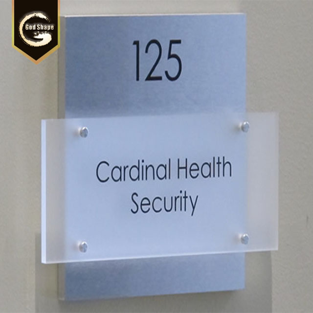 Custom Office Acrylic Door Sign Restroom Door Hotel Sign Desk Display Signage