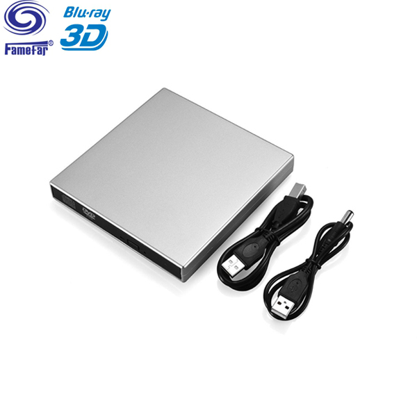 Factory direct supply External USB 2.0 25G 50G BD-R BD-ROM CD/DVD RW bluray cases Burner Writer Recorder for Laptop Computer PC