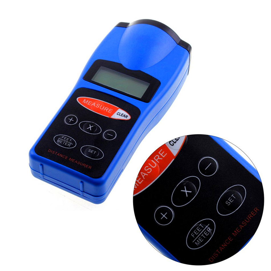 1pcs Handheld LCD ultrasonic Laser Distance Meter Measurer 0.91-30m Meter Digital laser ruler Dropship CP3008